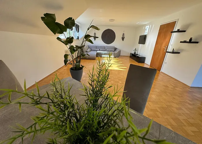 Apartmán Fewo Boho 110 Qm Mit Bergblick 3 Min Bahnhof